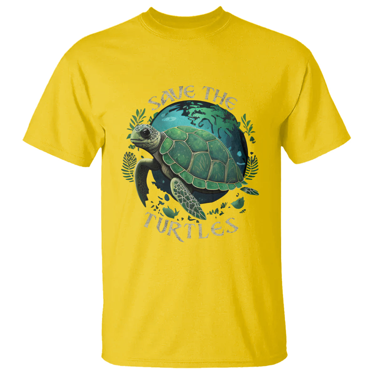 Earth Day T Shirt Save The Turtles Ocean Day Crisis Environmental Activism - Wonder Print Shop