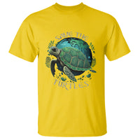 Earth Day T Shirt Save The Turtles Ocean Day Crisis Environmental Activism - Wonder Print Shop