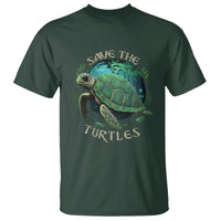 Earth Day T Shirt Save The Turtles Ocean Day Crisis Environmental Activism - Wonder Print Shop