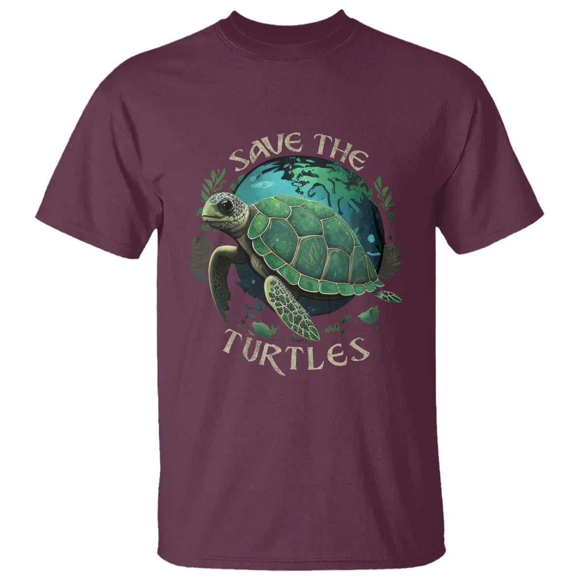 Earth Day T Shirt Save The Turtles Ocean Day Crisis Environmental Activism - Wonder Print Shop