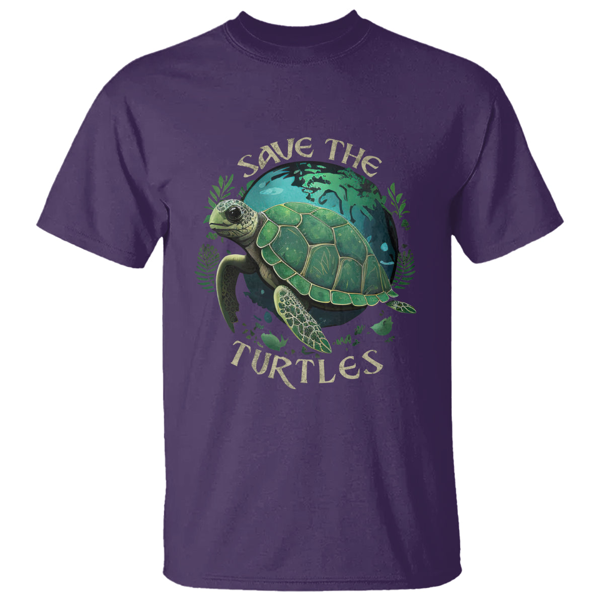 Earth Day T Shirt Save The Turtles Ocean Day Crisis Environmental Activism - Wonder Print Shop