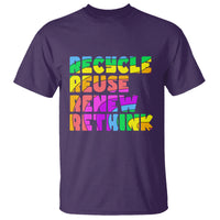 Earth Day T Shirt Recycle Reuse Renew Rethink Earth Day Environmental Activism - Wonder Print Shop