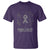 Brain Cancer T Shirt Brain Cancer Awareness Support Gray Ribbon Brain Men Womens - Wonder Print Shop