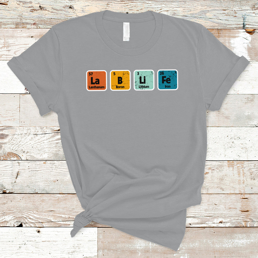 Medical Lab Tech T Shirt Lab Week Funny Lab Life Laboratory Lab Rat Periodic Table - Wonder Print Shop