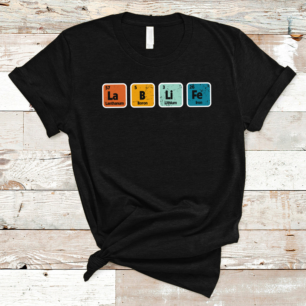 Medical Lab Tech T Shirt Lab Week Funny Lab Life Laboratory Lab Rat Periodic Table - Wonder Print Shop