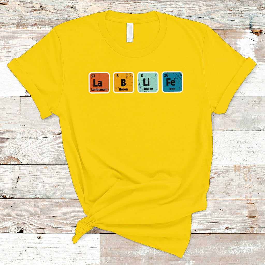 Medical Lab Tech T Shirt Lab Week Funny Lab Life Laboratory Lab Rat Periodic Table - Wonder Print Shop