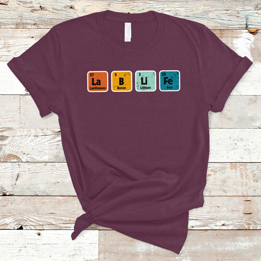 Medical Lab Tech T Shirt Lab Week Funny Lab Life Laboratory Lab Rat Periodic Table - Wonder Print Shop