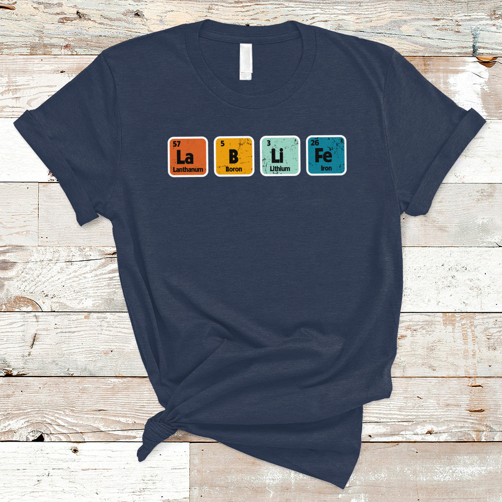 Medical Lab Tech T Shirt Lab Week Funny Lab Life Laboratory Lab Rat Periodic Table - Wonder Print Shop