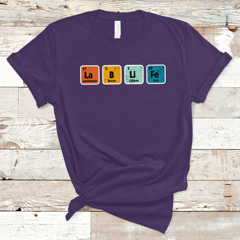 Medical Lab Tech T Shirt Lab Week Funny Lab Life Laboratory Lab Rat Periodic Table - Wonder Print Shop