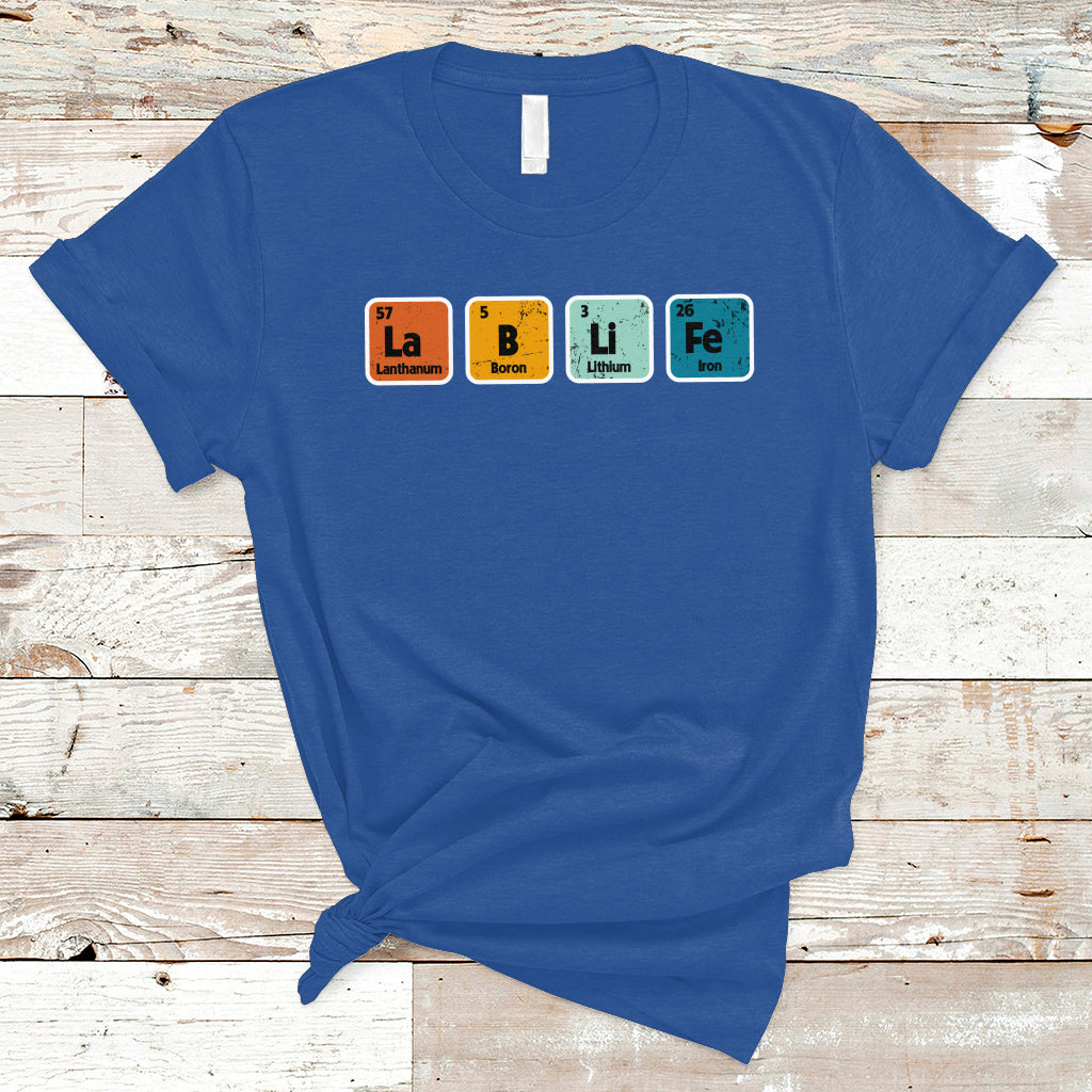 Medical Lab Tech T Shirt Lab Week Funny Lab Life Laboratory Lab Rat Periodic Table - Wonder Print Shop