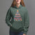 Cute Pink Flamingo Christmas Tree with Hibiscus Merry Xmas Hoodie - Wonder Print Shop