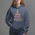 Cute Pink Flamingo Christmas Tree with Hibiscus Merry Xmas Hoodie - Wonder Print Shop