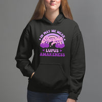 Lupus Awareness Hoodie In May We Wear Purple Lupus Awareness Purple Ribbon Awareness - Wonder Print Shop