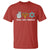 Peace Love Hanukkah Retro Chanukah Jewish Menorah Star of David T Shirt - Wonder Print Shop