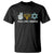 Peace Love Hanukkah Retro Chanukah Jewish Menorah Star of David T Shirt - Wonder Print Shop