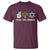 Peace Love Hanukkah Retro Chanukah Jewish Menorah Star of David T Shirt - Wonder Print Shop