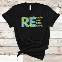 Earth Day T Shirt Recycle Reuse Renew Rethink Outfit For Earth Day 2023 - Wonder Print Shop