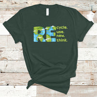 Earth Day T Shirt Recycle Reuse Renew Rethink Outfit For Earth Day 2023 - Wonder Print Shop