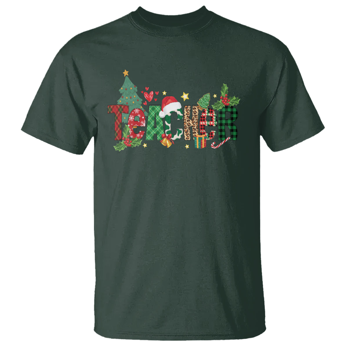Teacher Christmas T Shirt Merry Xmas Gifts - Wonder Print Shop