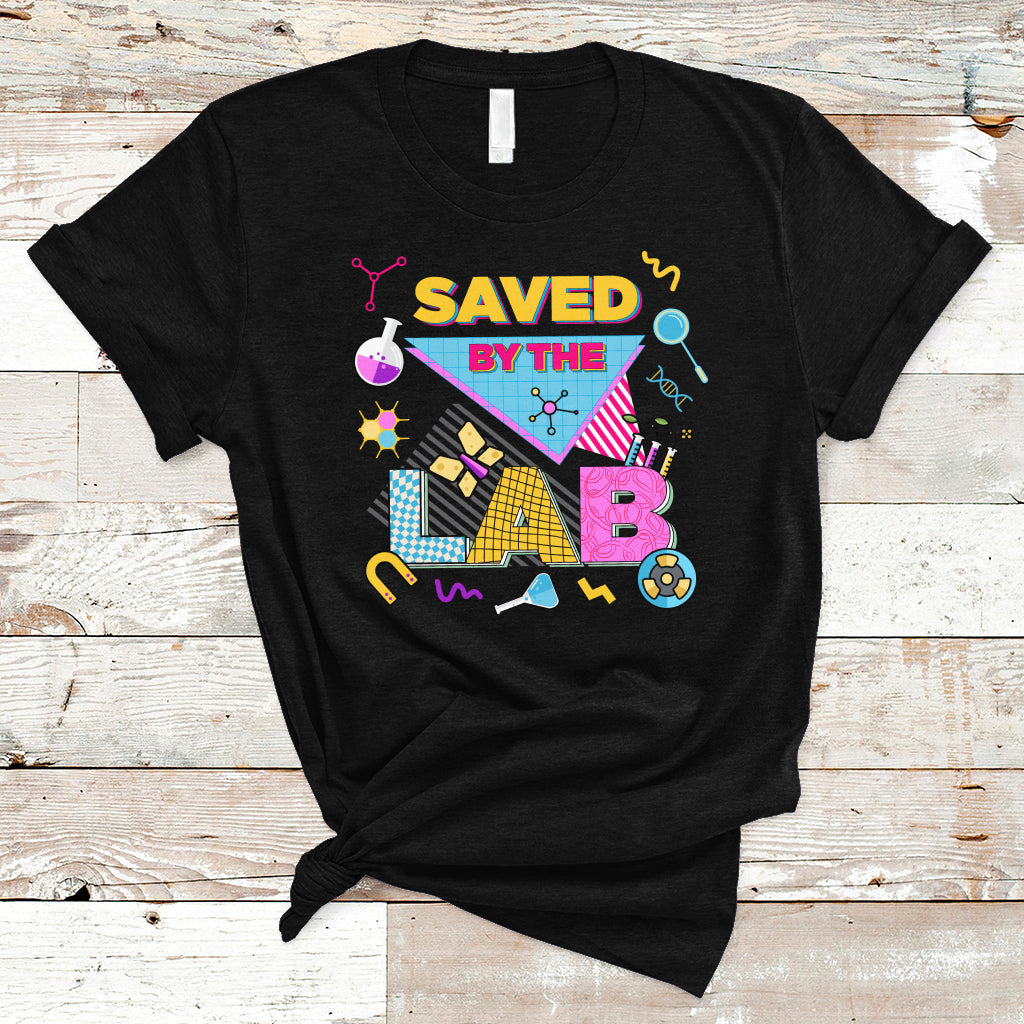 Medical Lab Tech T Shirt Lab Week 2023 Saved By The Lab Retro Medical Laboratory Tech - Wonder Print Shop