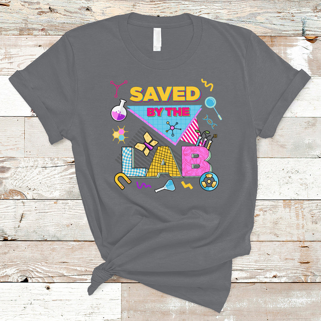 Medical Lab Tech T Shirt Lab Week 2023 Saved By The Lab Retro Medical Laboratory Tech - Wonder Print Shop