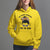 Halloween Mom Hoodie My Favorite Monsters Call Me Mom Messy Bun Halloween Costume - Wonder Print Shop