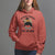 Halloween Mom Hoodie My Favorite Monsters Call Me Mom Messy Bun Halloween Costume - Wonder Print Shop