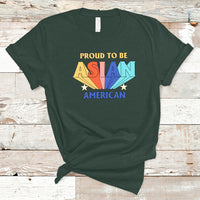 Asian American T Shirt Proud To Be Asian American Pride Heritage Month - Wonder Print Shop