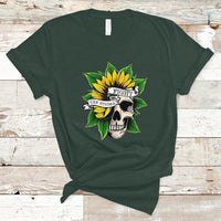 Mental Health Matters T Shirt Mental Health Awareness Fight the Stigma Mental Health Matters Flower Skull Support - Wonder Print Shop