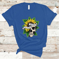 Mental Health Matters T Shirt Mental Health Awareness Fight the Stigma Mental Health Matters Flower Skull Support - Wonder Print Shop