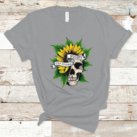 Mental Health Matters T Shirt Mental Health Awareness Fight the Stigma Mental Health Matters Flower Skull Support - Wonder Print Shop