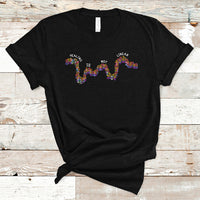 Mental Health Matters T Shirt Healing Is Not Linear Mental Health Awareness Flowers Linear - Wonder Print Shop