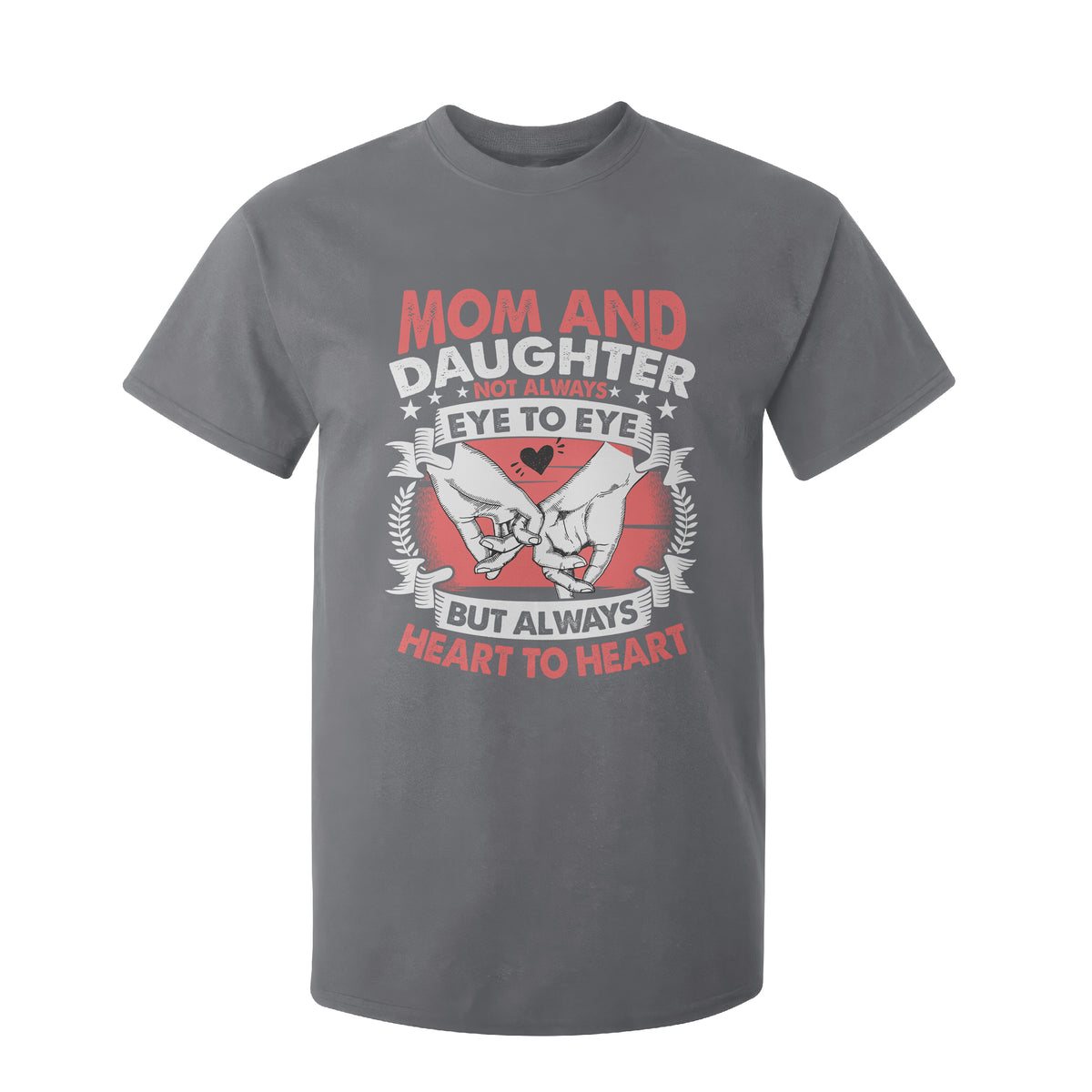 Mom and Daughter Always Heart To Heart Mothers Day T Shirt For Kid TS02