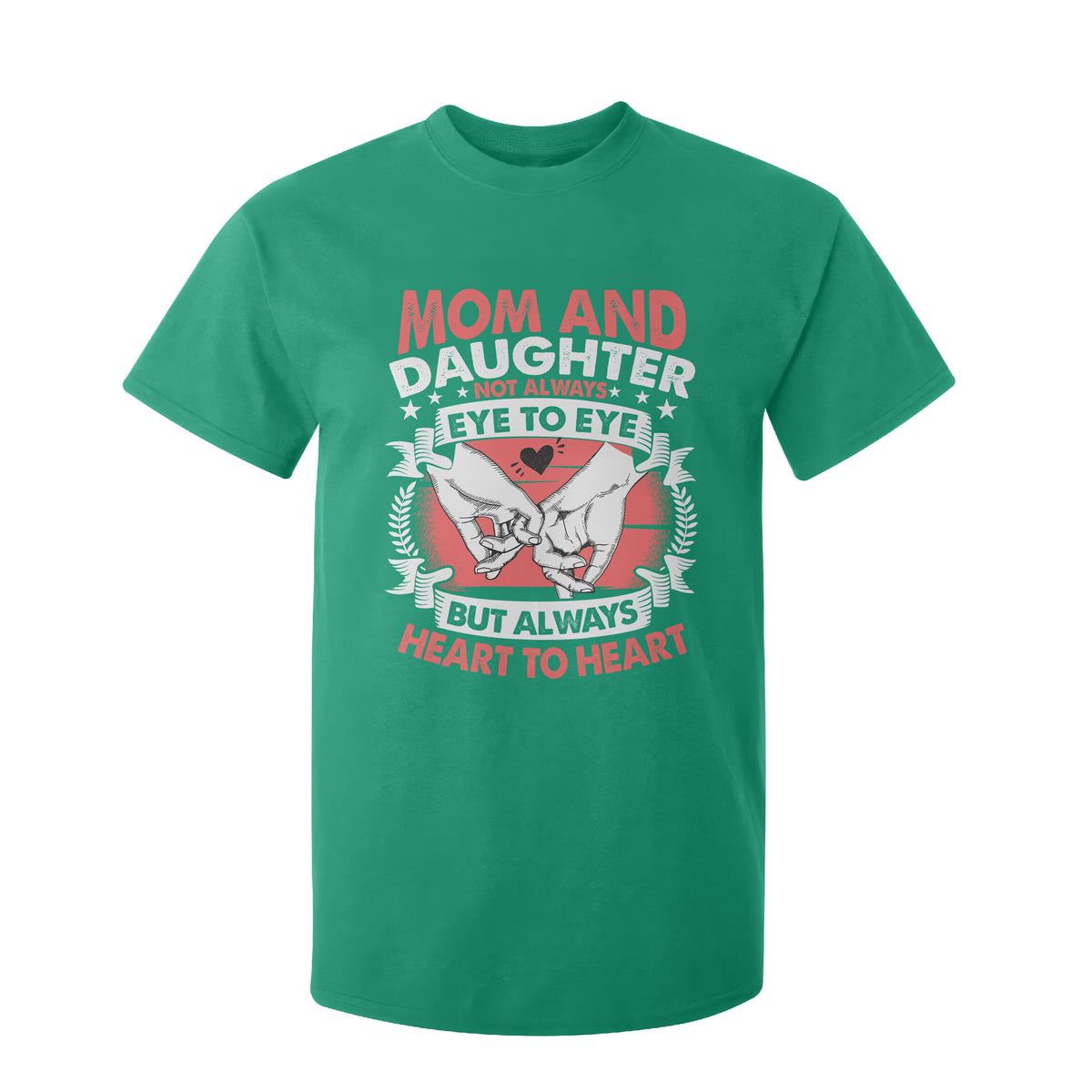Mom and Daughter Always Heart To Heart Mothers Day T Shirt For Kid TS02