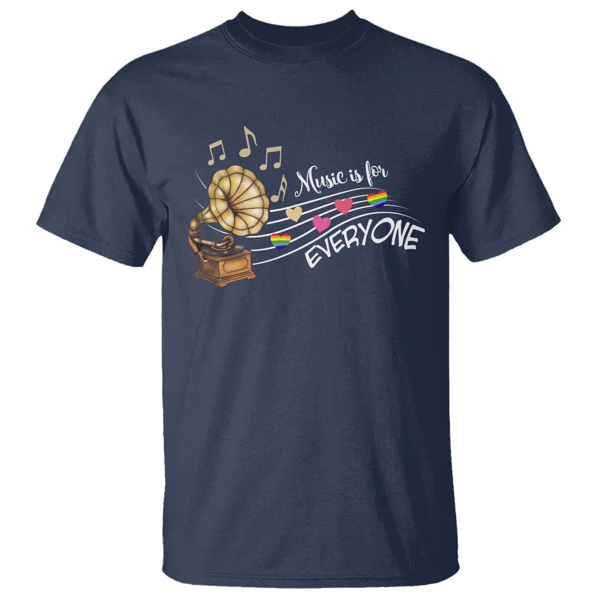 Music Lover Teacher T Shirt Music Is For Everyone - Wonder Print Shop