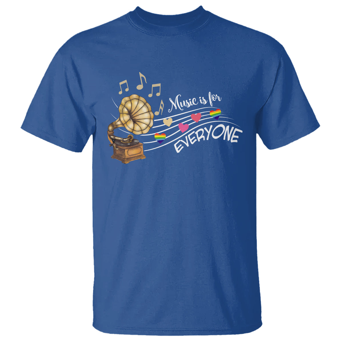 Music Lover Teacher T Shirt Music Is For Everyone - Wonder Print Shop