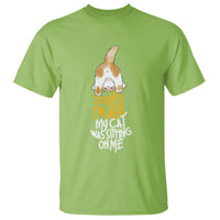 Cat Owner T Shirt Sorry I'm Late My Cat Was Sitting On Me - Wonder Print Shop