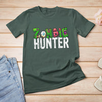 Zombie Hunter Eye Brain Hunting Halloween Costume T Shirt - Wonder Print Shop
