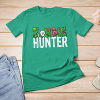 Zombie Hunter Eye Brain Hunting Halloween Costume T Shirt - Wonder Print Shop