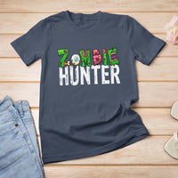 Zombie Hunter Eye Brain Hunting Halloween Costume T Shirt - Wonder Print Shop