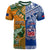 Custom Australia Wallabies And Toa Samoa Rugby T Shirt Aboriginal Mix Polynesian - Wonder Print Shop
