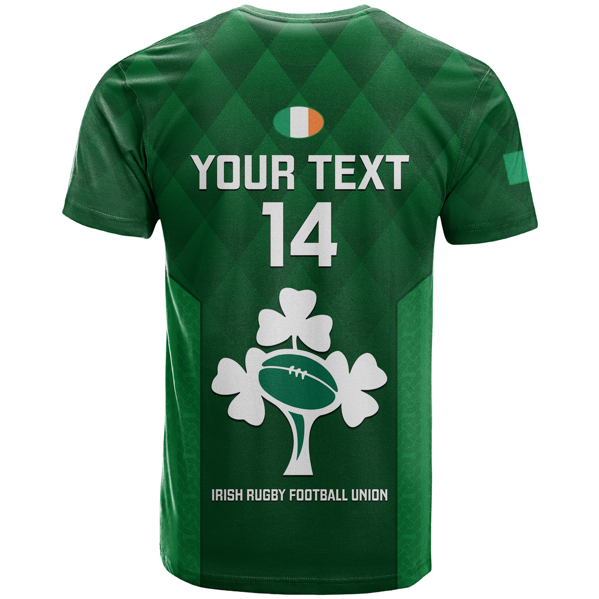Personalised Ireland Rugby T Shirt 2023 Go Irish Shamrock World Cup - Wonder Print Shop