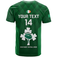 Personalised Ireland Rugby T Shirt 2023 Go Irish Shamrock World Cup - Wonder Print Shop