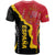 Custom Spain T Shirt La Rojita Football Go Champions LT9