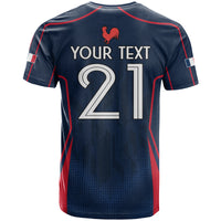 Custom France Rugby T Shirt Allez Les Bleus Go World Cup 2023 - Wonder Print Shop