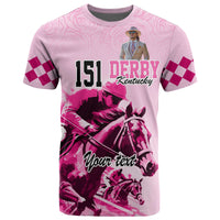 Custom Photo Kentucky Horse Racing T Shirt Derby Anniversary Pink Out Party