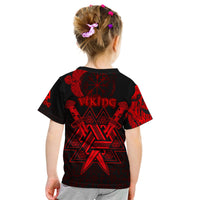 custom-viking-t-shirt-kid-valknut-raven-symbol-celtic-vegvisir-red-color
