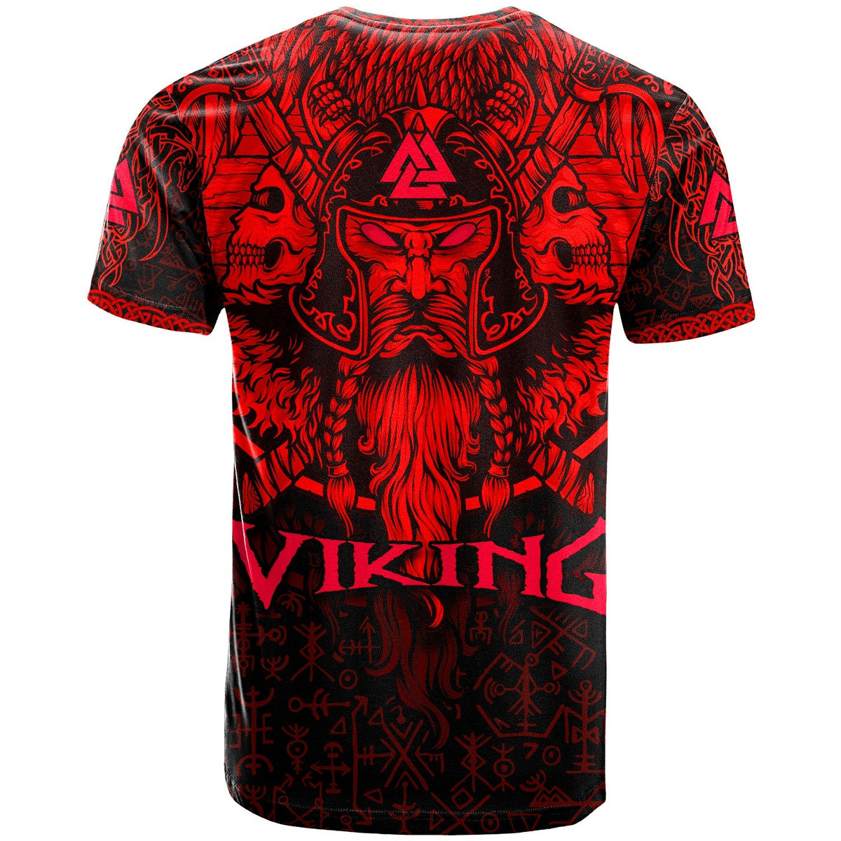 custom-viking-odin-t-shirt-celtic-knot-viking-head-with-axes-magical-runes-signs-red-color
