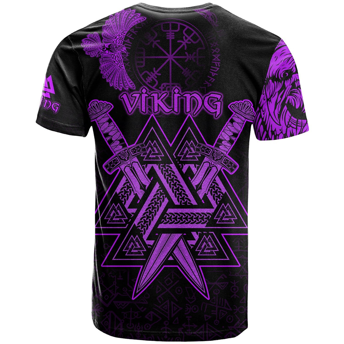 custom-viking-t-shirt-valknut-raven-symbol-celtic-vegvisir-purple-color