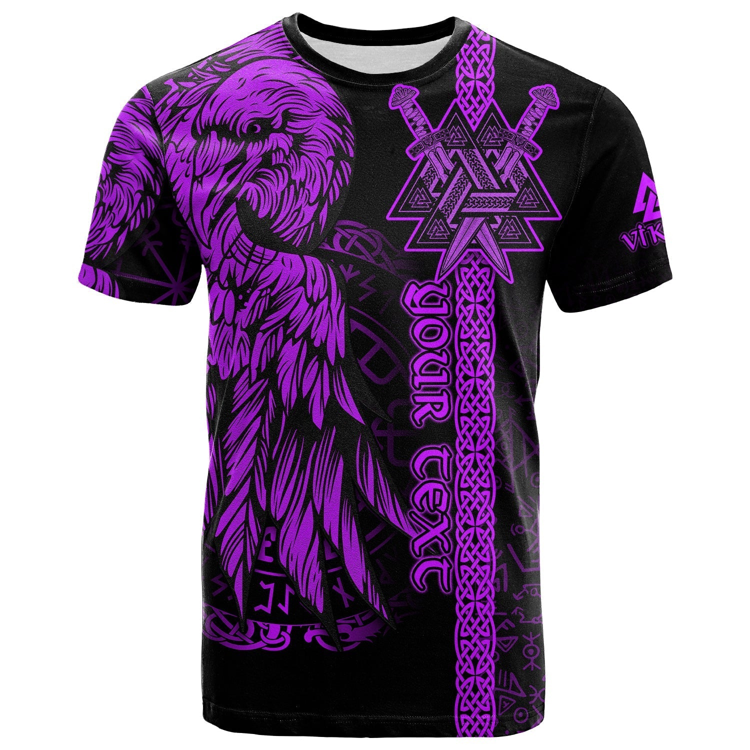 custom-viking-t-shirt-valknut-raven-symbol-celtic-vegvisir-purple-color